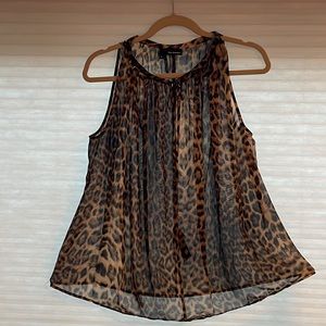 THE KOOPLES… Gorgeous Leopard Sheer Top Gently Used In Excellent Condition